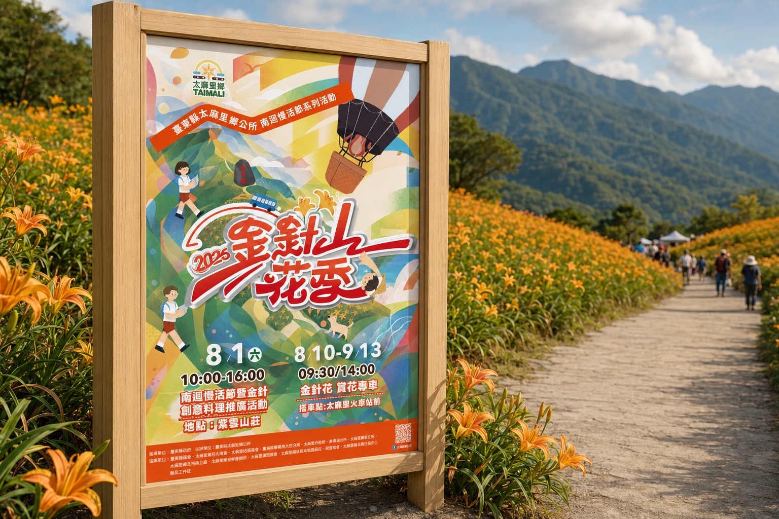 太麻里金針山花季主視覺